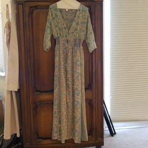 Boho maxi Floral dress